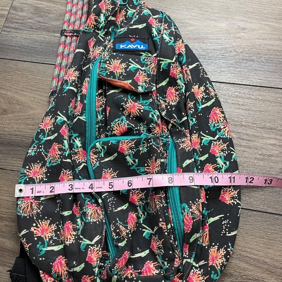 KAVU Original Rope Bag Sling Pack with Adjustable Rope Shoulder Strap Sparklers - Picture 5 of 11